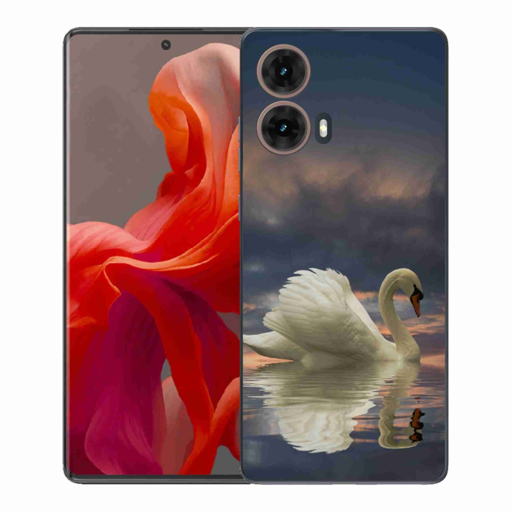 Zselés borítás mmCase a Motorola Moto G85 5G készülékhez - hattyú