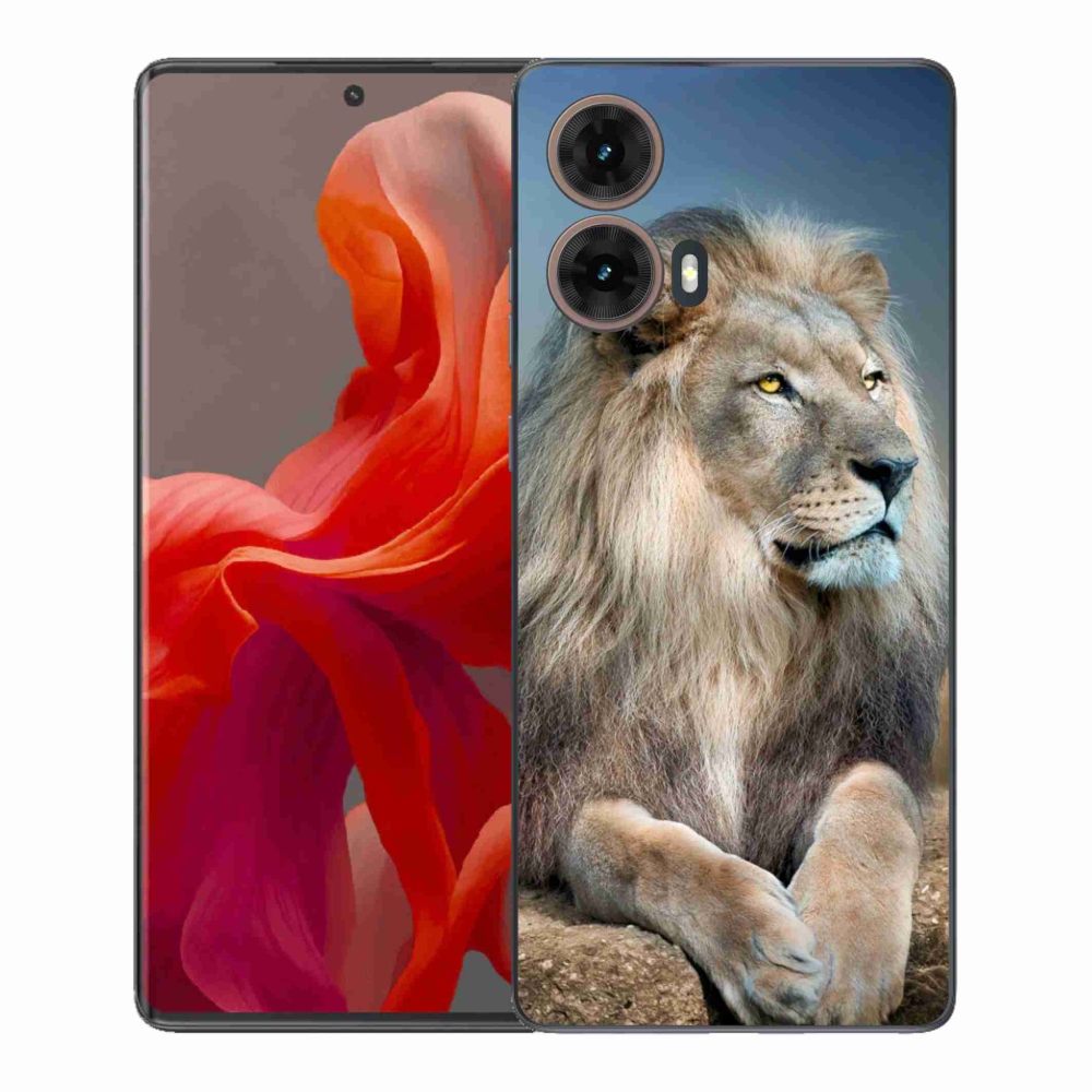 Gél védőburkolat mmCase a Motorola Moto G85 5G - Lion 1 számára