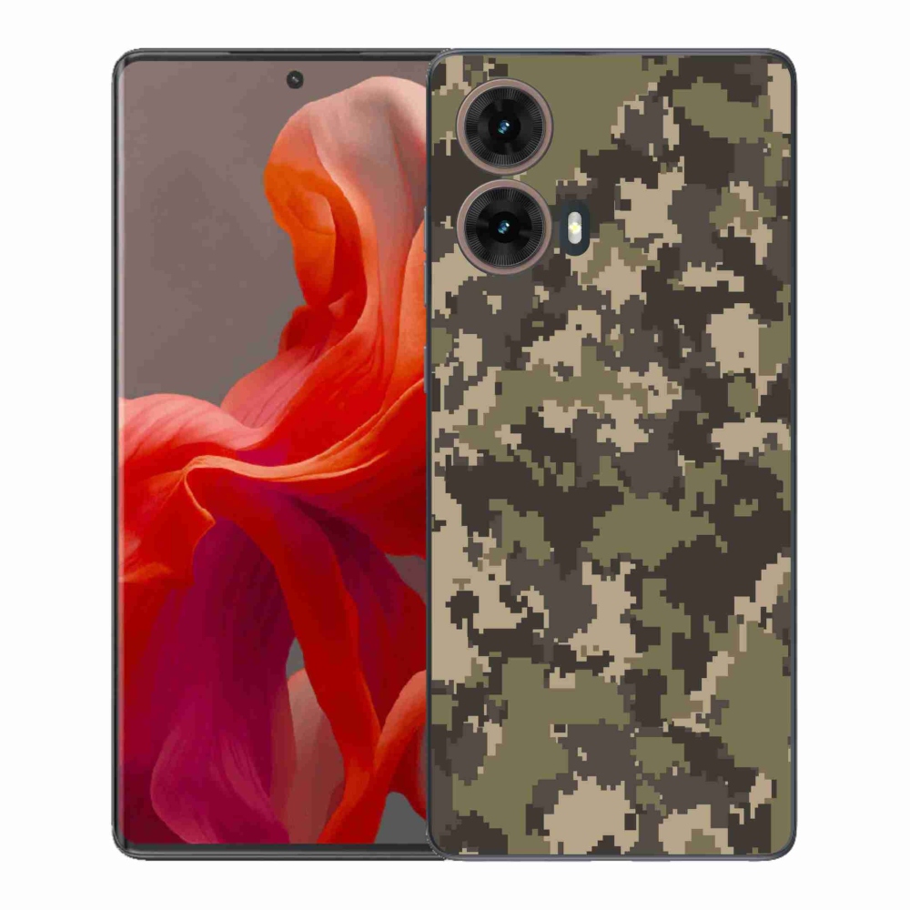 Gél védőburkolat mmCase a Motorola Moto G85 5G készülékhez - terepszínű minta 12