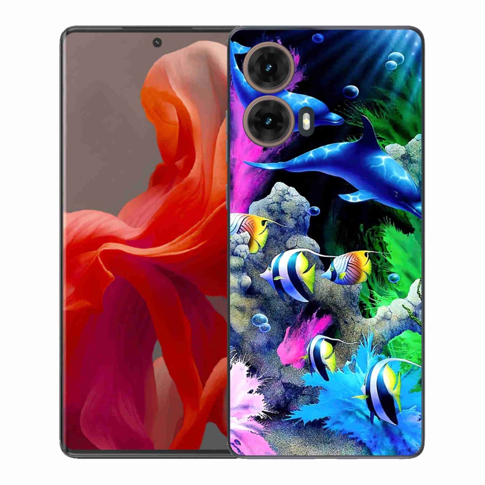 Gél védőburkolat mmCase a Motorola Moto G85 5G készülékhez - Sea World