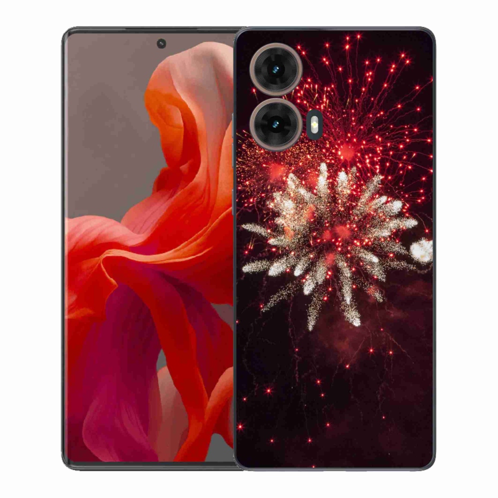 Zselés borítás mmCase Motorola Moto G85 5G - tűzijáték