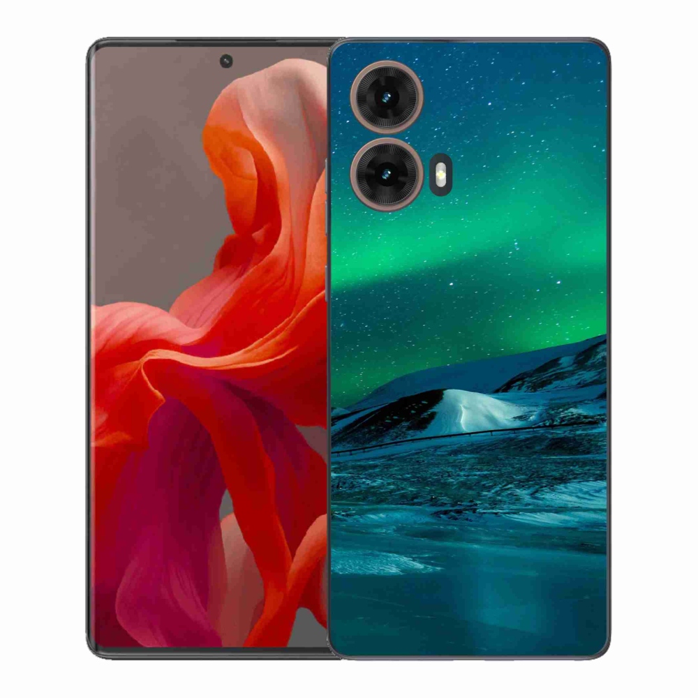 Zselés borítás mmCase a Motorola Moto G85 5G készülékhez - sarki fény