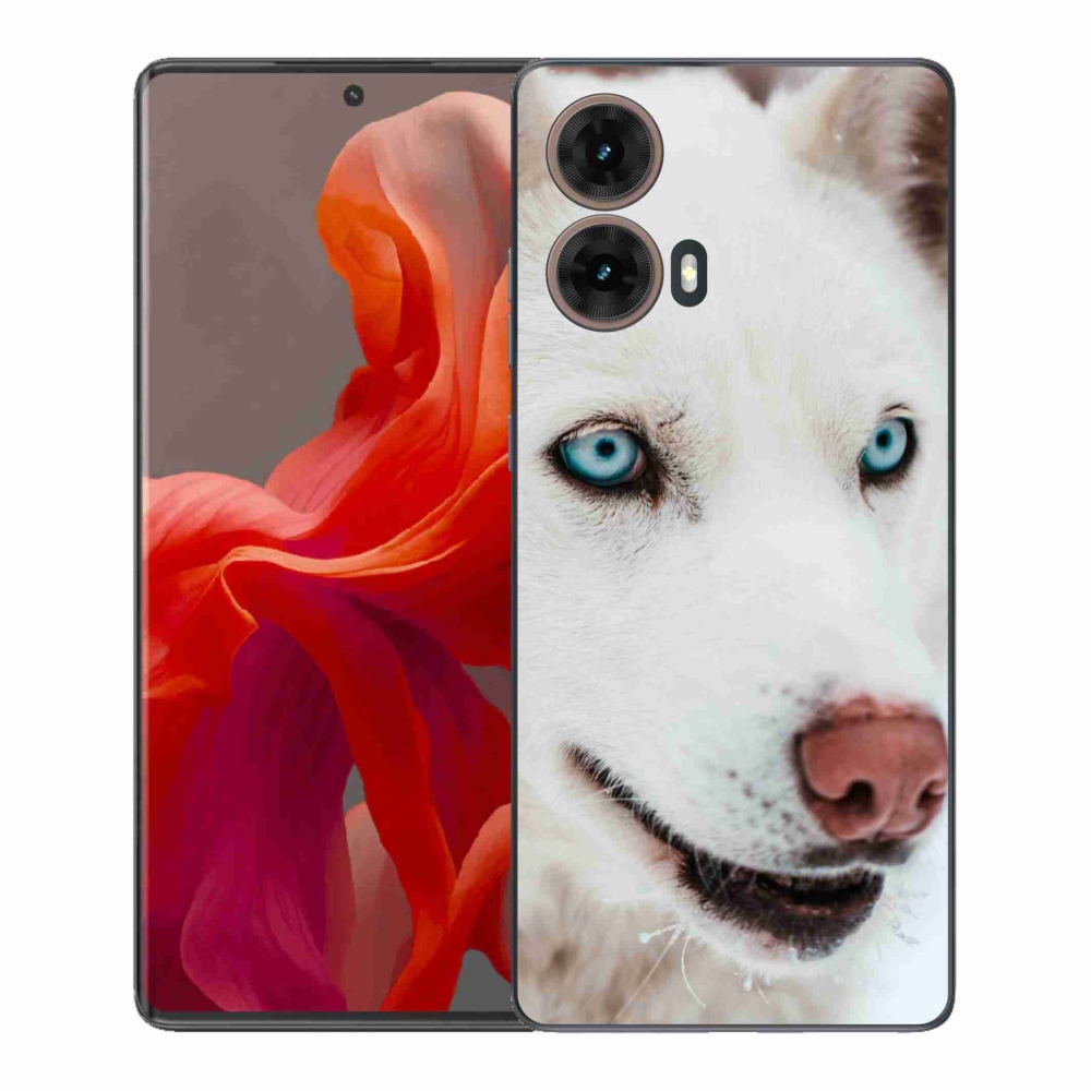 Zselés borítás mmCase a Motorola Moto G85 5G készülékhez - kutyusos nézet