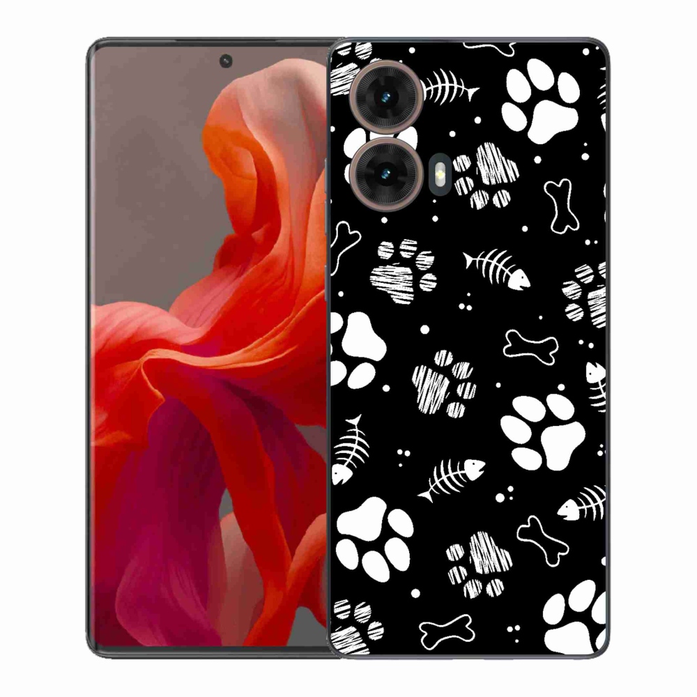 Zselés borítás mmCase Motorola Moto G85 5G - kutyamancsok