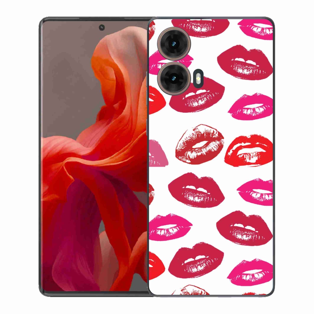 Gél védőburkolat mmCase a Motorola Moto G85 5G készülékhez - ajkak