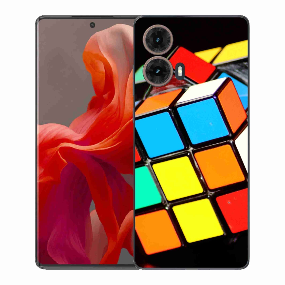 Gél borítás mmCase a Motorola Moto G85 5G-hez - Rubik-kocka