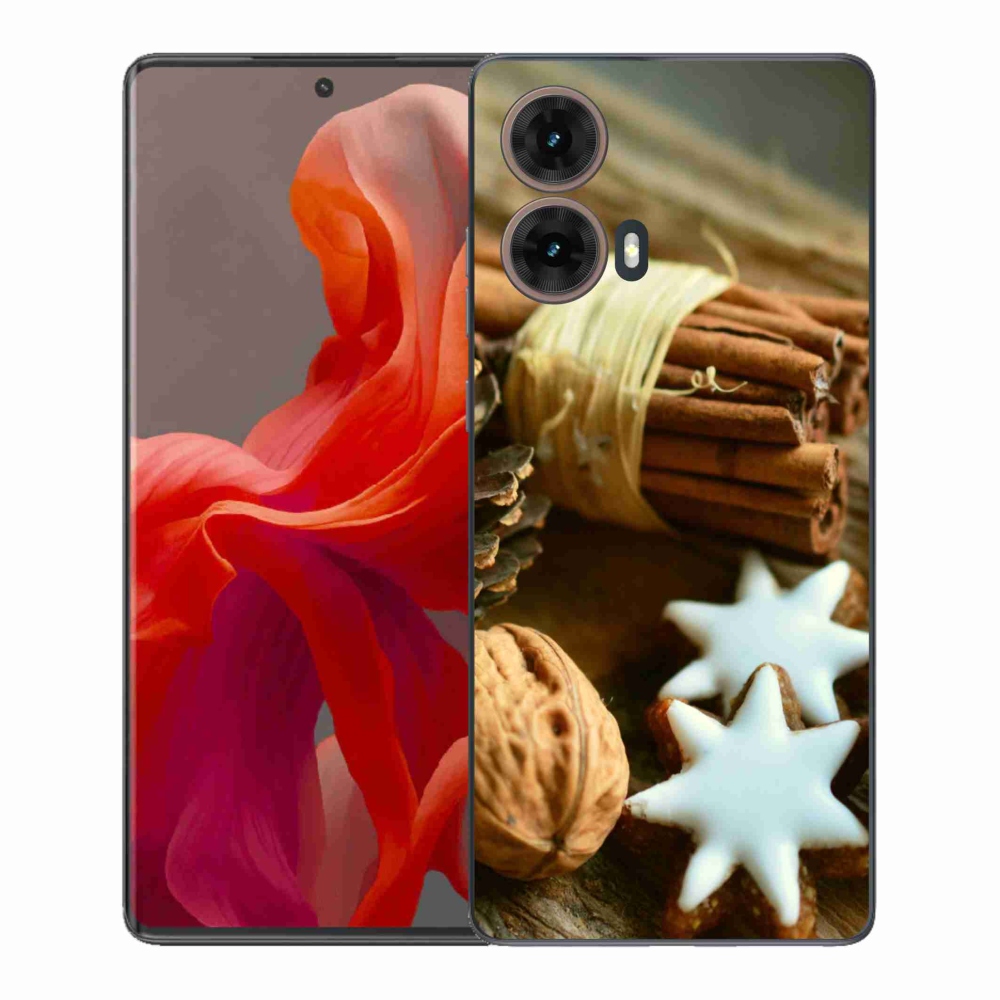 Gél borítás mmCase a Motorola Moto G85 5G készülékhez - fahéj és mézeskalács