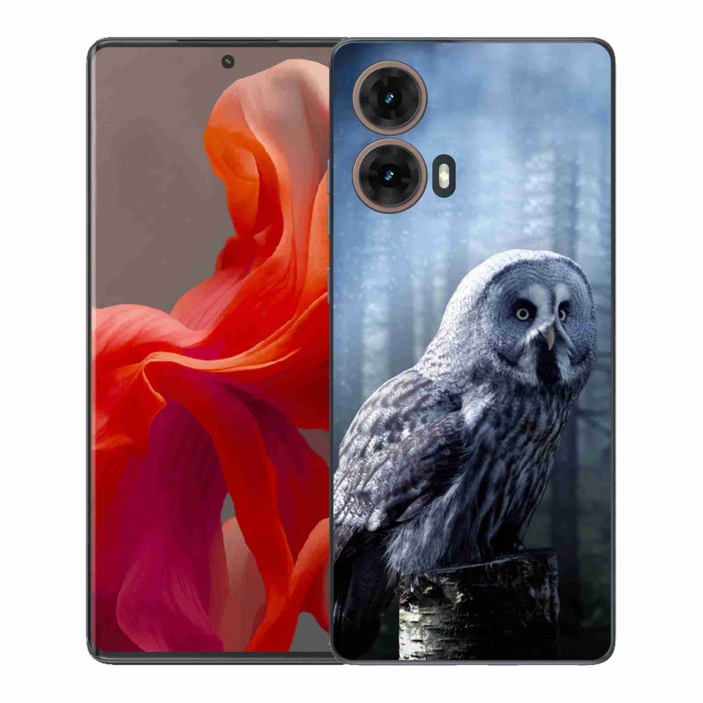 Zselés borítás mmCase a Motorola Moto G85 5G készülékhez - bagoly