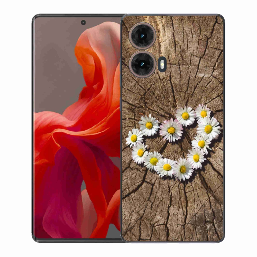 Gél borítás mmCase a Motorola Moto G85 5G készülékhez - Százszorszép szív