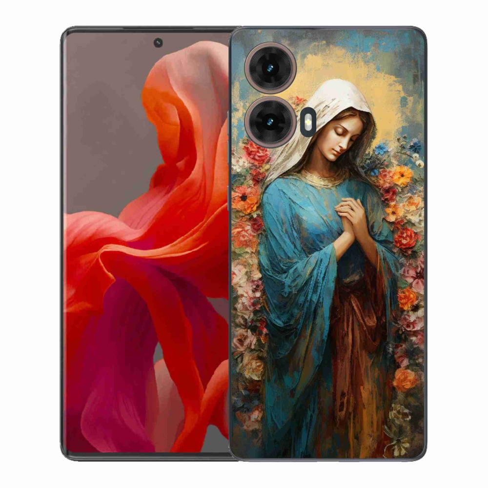 Gél védőburkolat mmCase Motorola Moto G85 5G - szent nőhöz