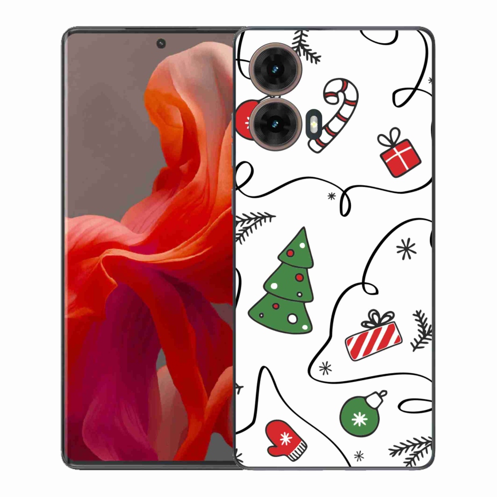 Gél borítás mmCase Motorola Moto G85 5G - karácsonyi motívumokkal