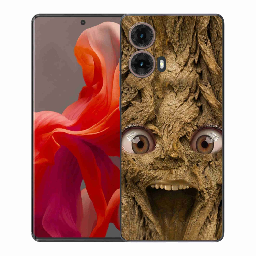 Gél borítás mmCase Motorola Moto G85 5G - boldog fa szemekkel