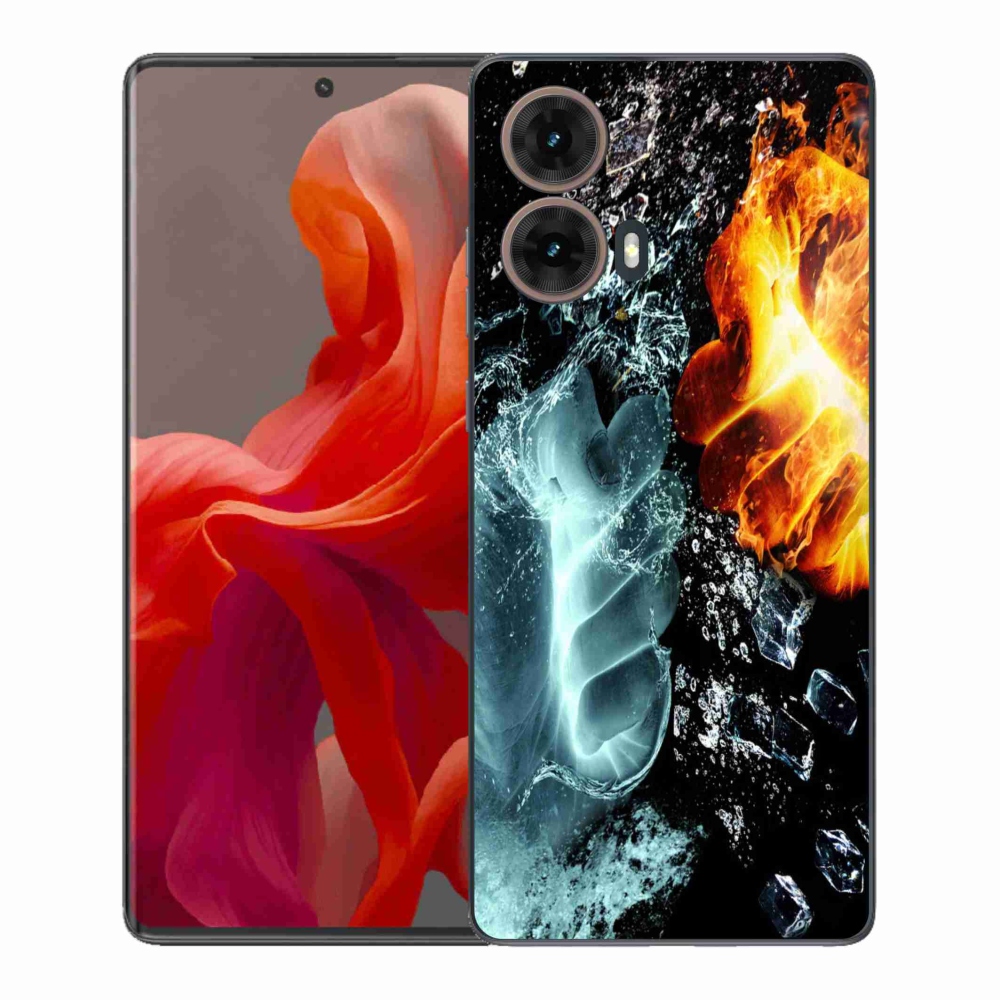 Gél védőburkolat mmCase a Motorola Moto G85 5G készülékhez - víz és tűz