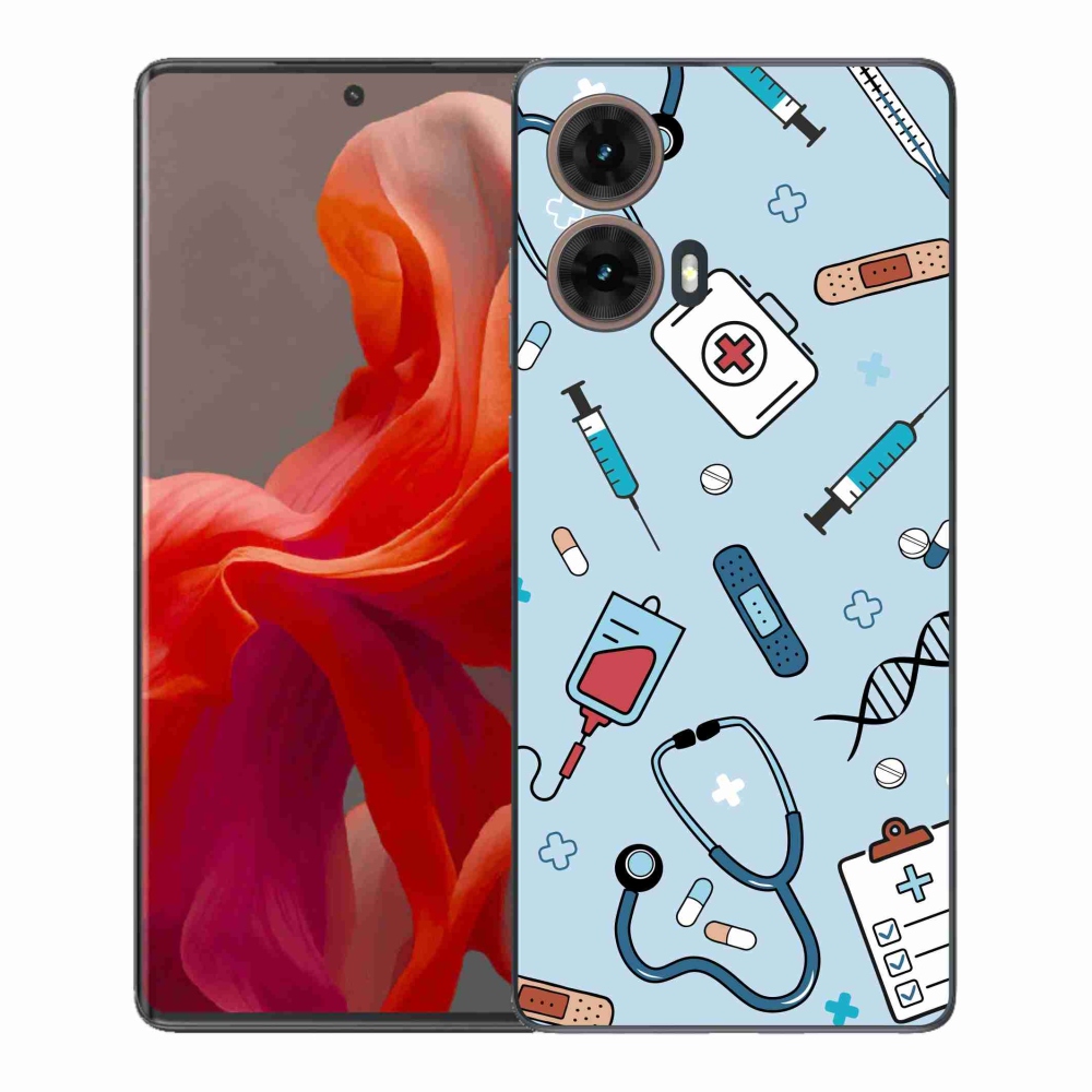 Gél védőburkolat mmCase a Motorola Moto G85 5G készülékhez - egészség 1