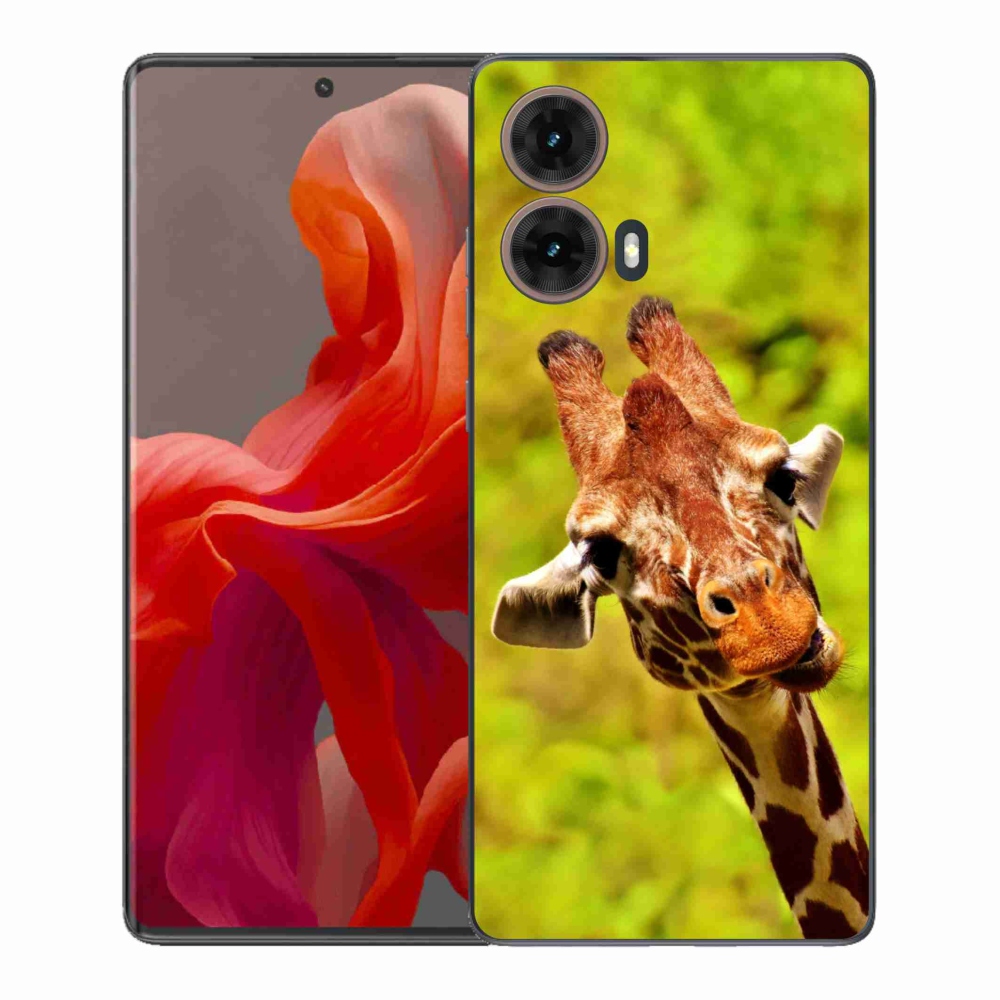 Zselés borítás mmCase a Motorola Moto G85 5G készülékhez - zsiráf