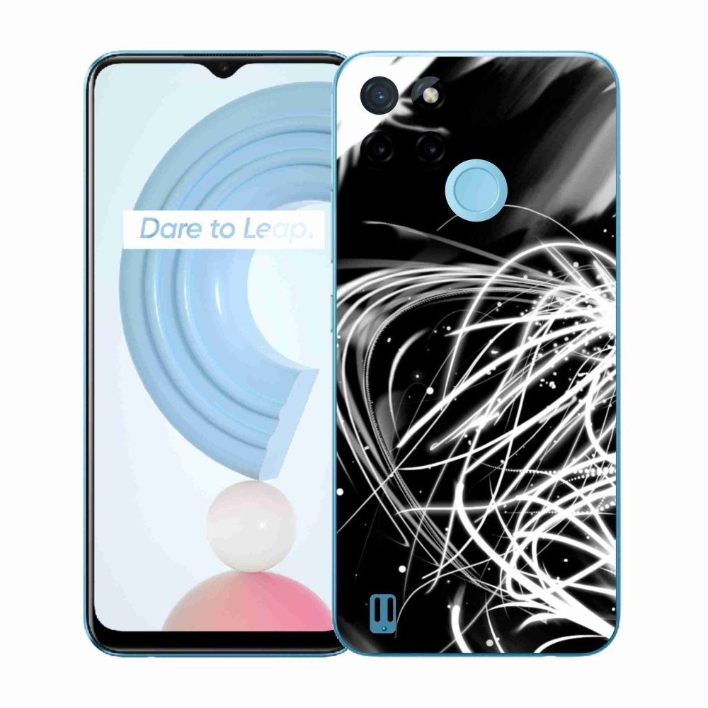 Zselés tok mmCase a Realme C21Y/C25Y készülékhez - absztrakt 2