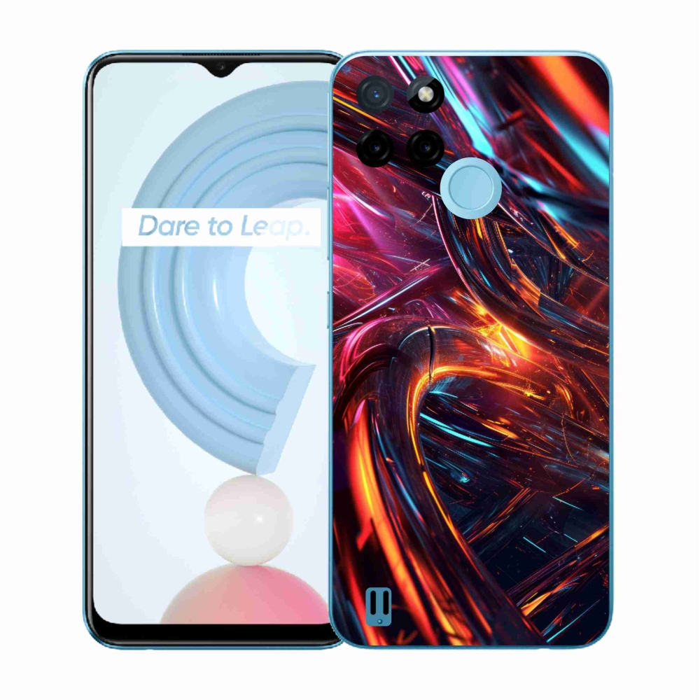 Zselés tok mmCase a Realme C21Y/C25Y készülékhez - absztrakt motívum 10