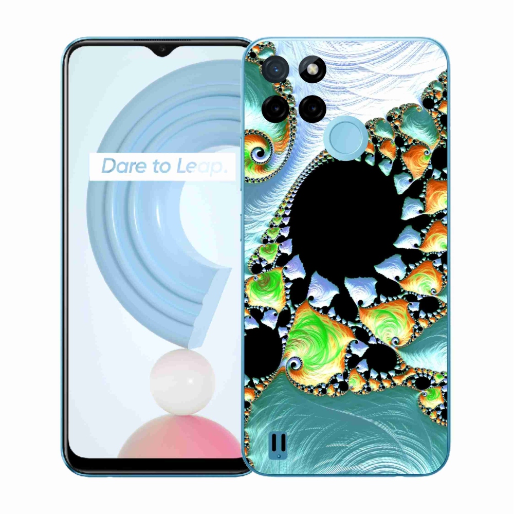 Zselés borító mmCase a Realme C21Y/C25Y készülékhez - absztrakt motívum 21