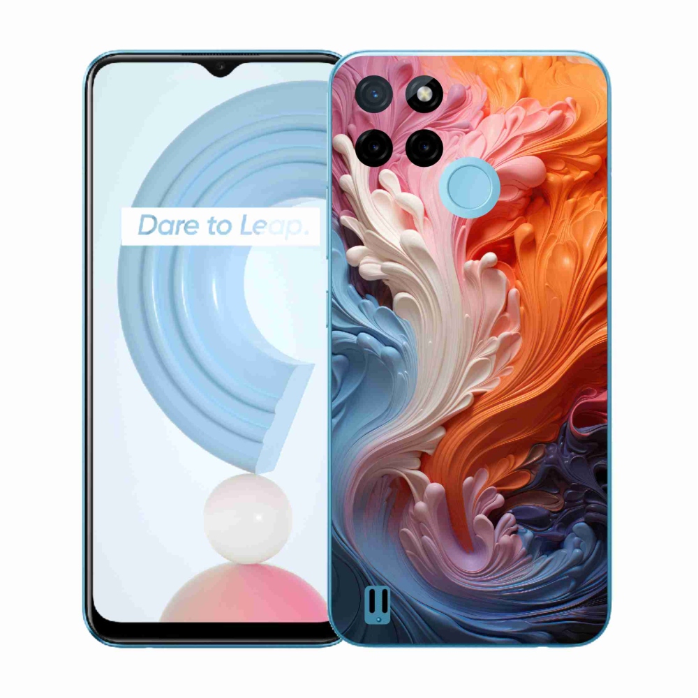 Zselés tok mmCase a Realme C21Y/C25Y készülékhez - absztrakt motívum 8