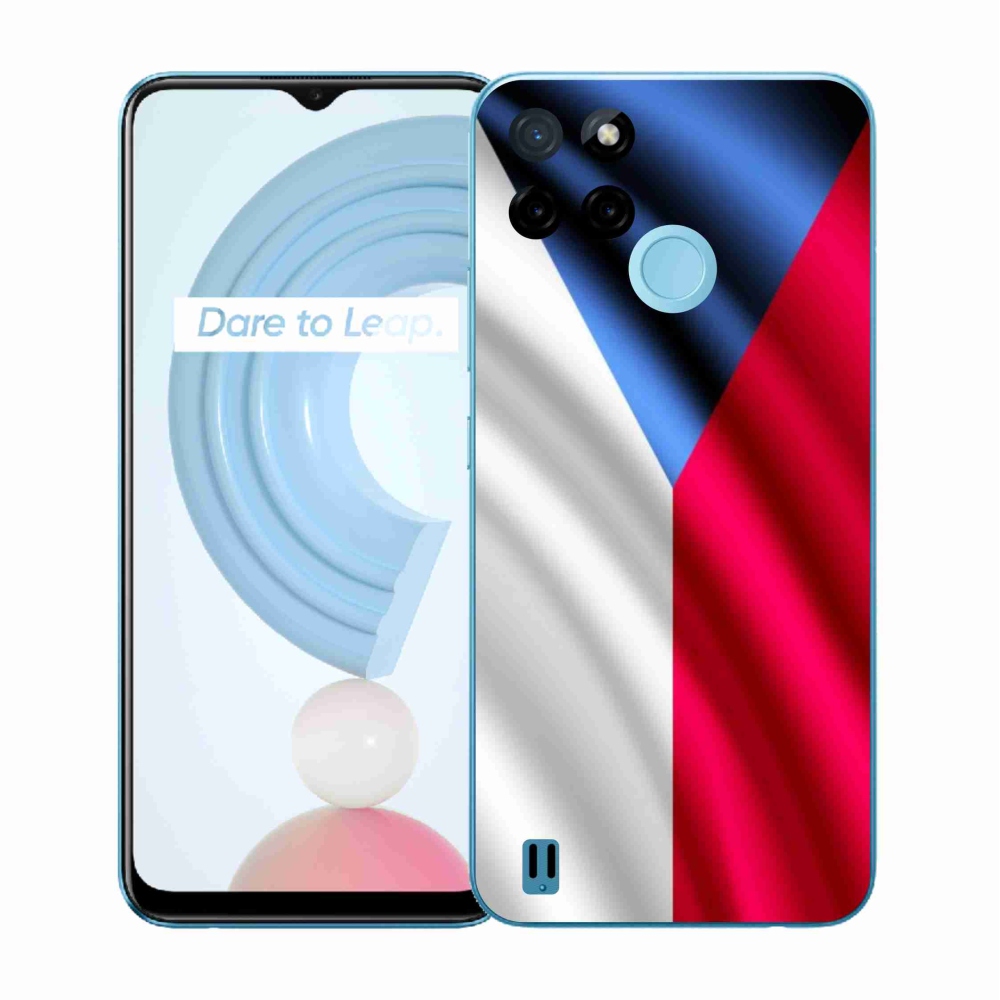 Zselés tok mmCase a Realme C21Y/C25Y készülékhez - cseh zászló