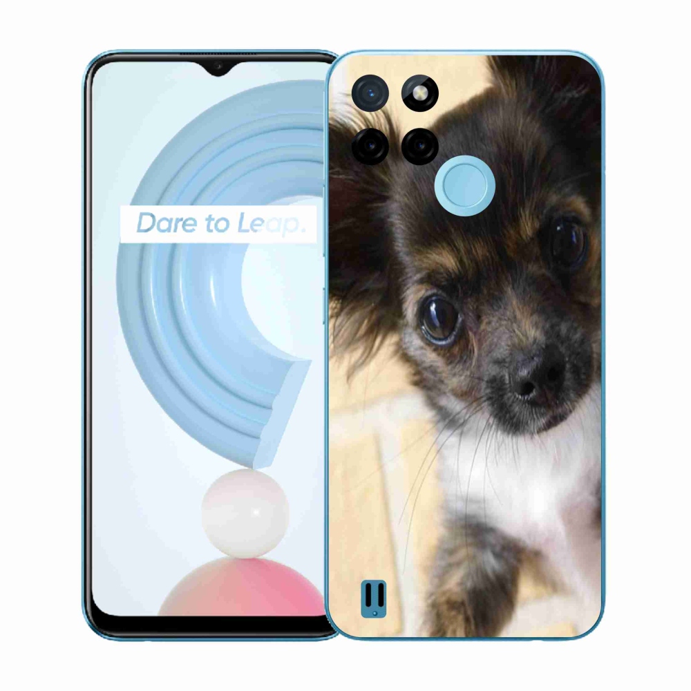 Zselés borítás mmCase a Realme C21Y/C25Y készülékhez - chihuahua 2