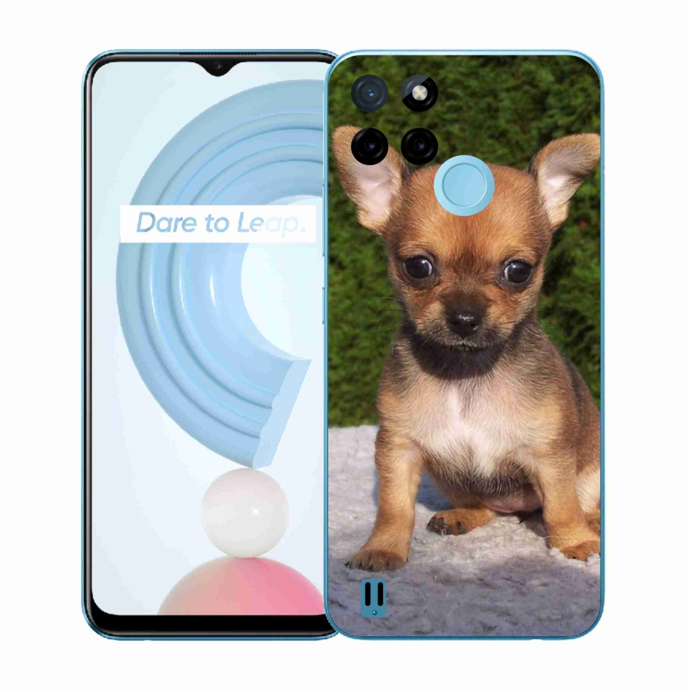 Zselés borítás mmCase a Realme C21Y/C25Y készülékhez - chihuahua 3
