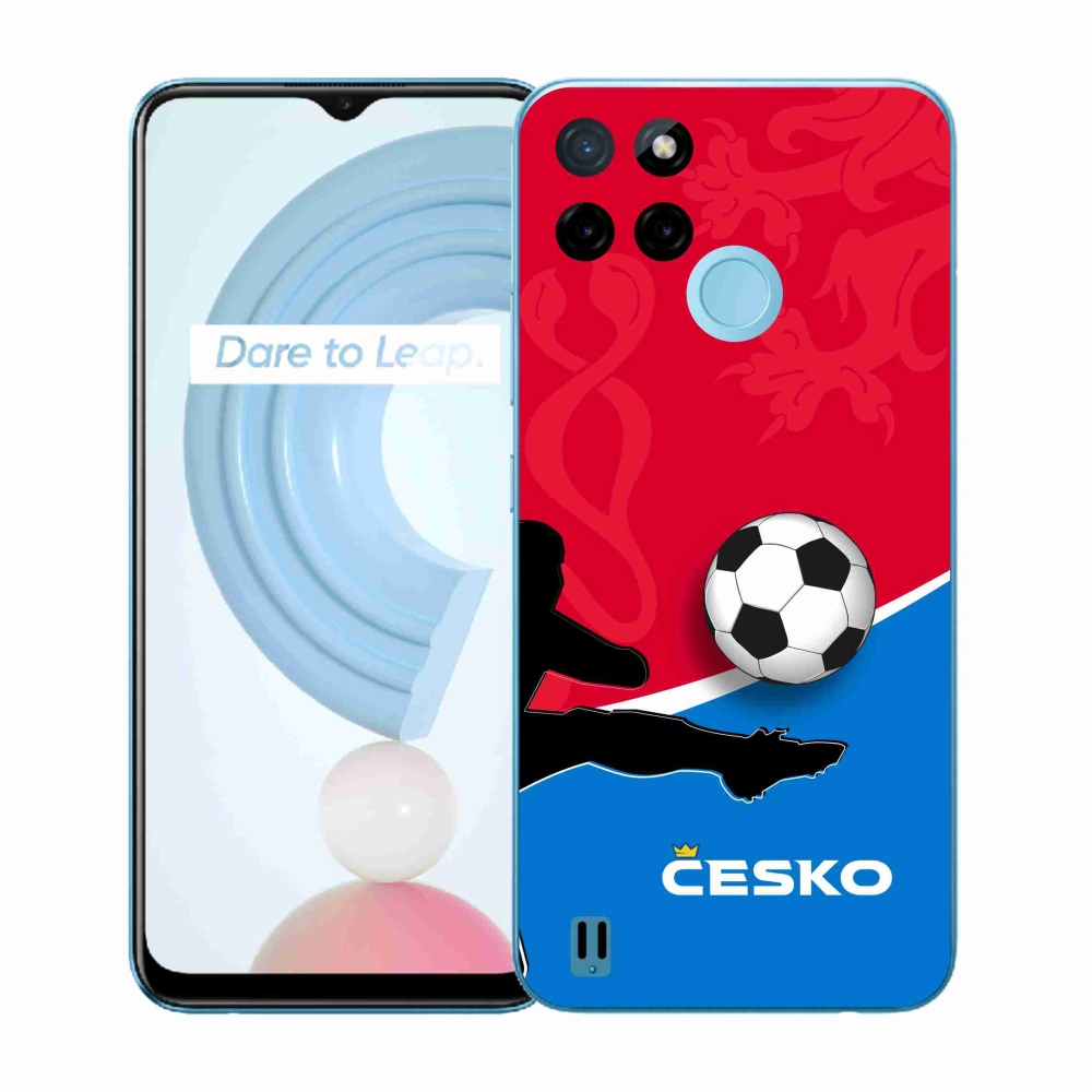 Gél borítás mmCase for Realme C21Y/C25Y - futball Csehország 2