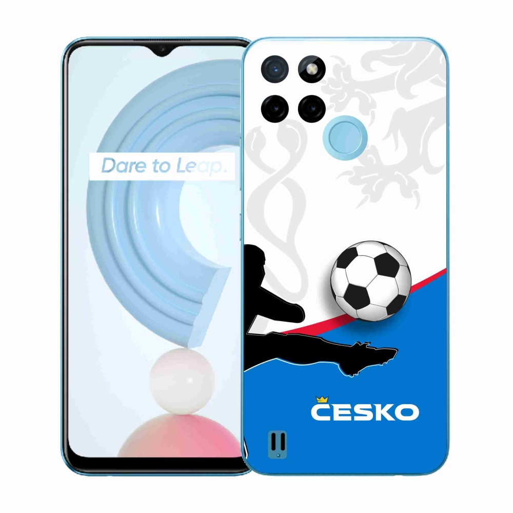 Gél borítás mmCase for Realme C21Y/C25Y - futball Csehország 3