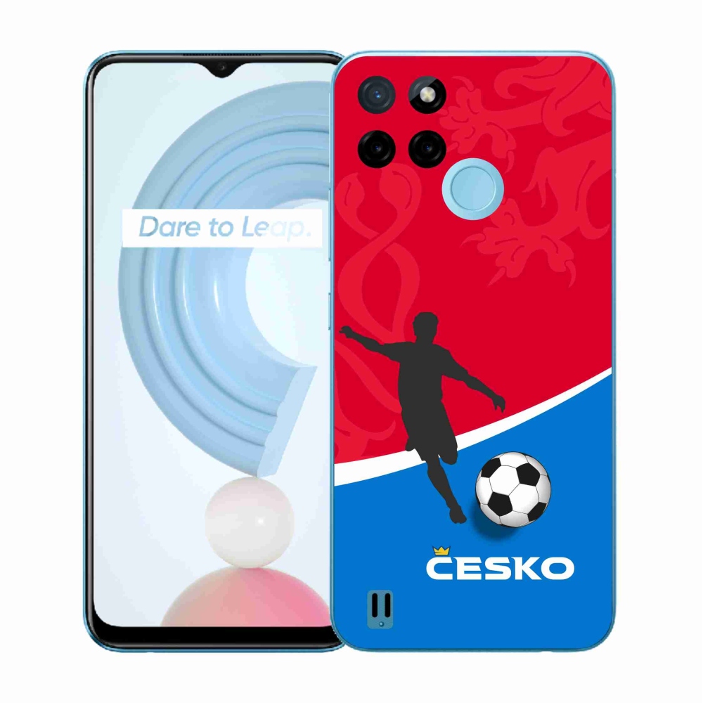 Gél borítás mmCase for Realme C21Y/C25Y - foci Csehország