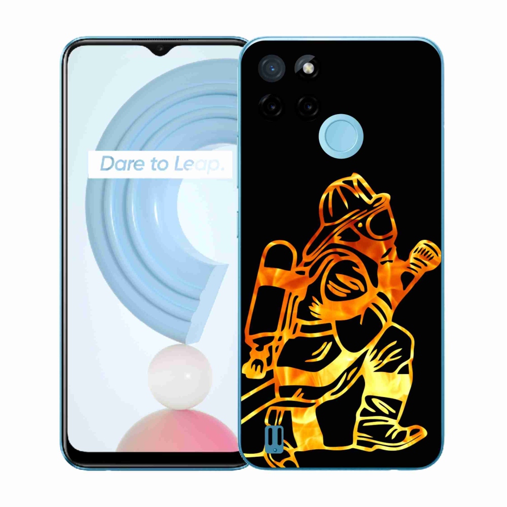 Zselés borítás mmCase a Realme C21Y/C25Y készülékhez - tűzoltó 1