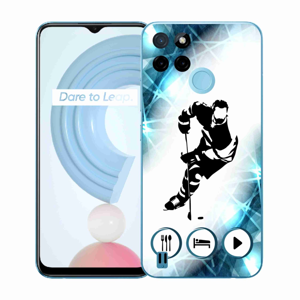 Zselés borítás mmCase a Realme C21Y/C25Y készülékhez - jégkorong 1