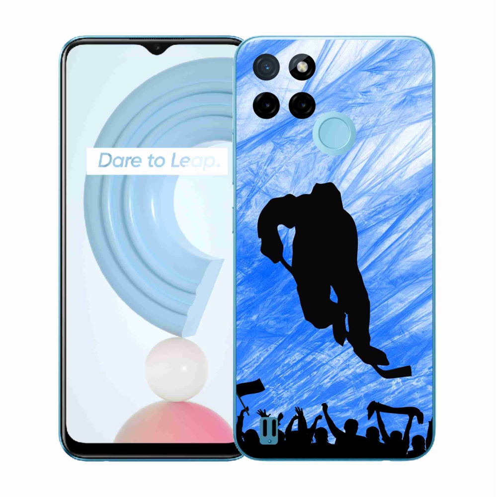 Zselés borítás mmCase a Realme C21Y/C25Y készülékhez - hokis játékos