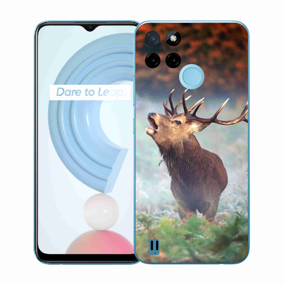 Zselés borítás mmCase a Realme C21Y/C25Y készülékhez - szarvas 2