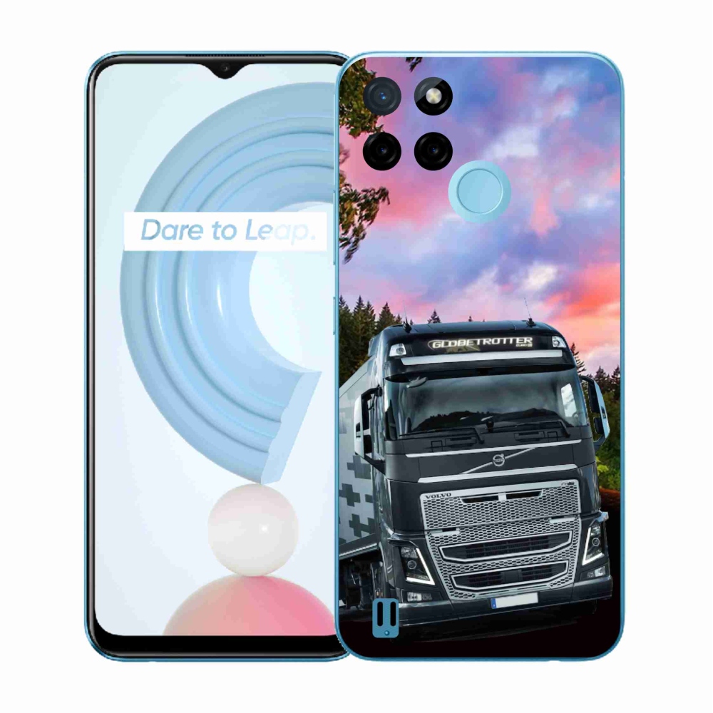 Zselés borítás mmCase a Realme C21Y/C25Y készülékhez - teherautó 2