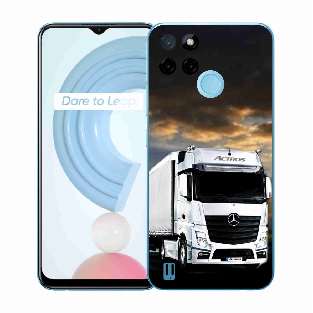 Zselés borítás mmCase a Realme C21Y/C25Y készülékhez - teherautó