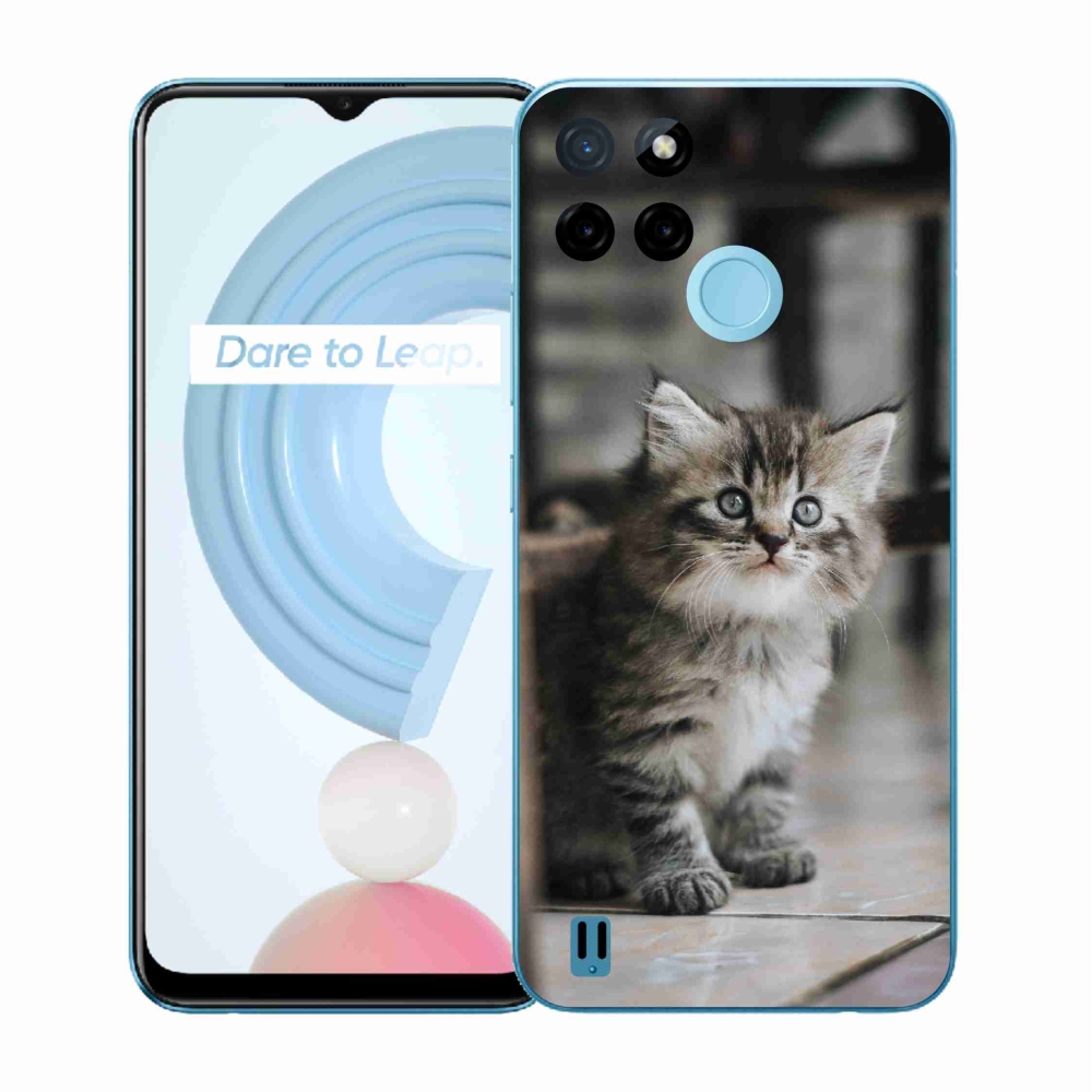 Zselés borítás mmCase a Realme C21Y/C25Y készülékhez - cica