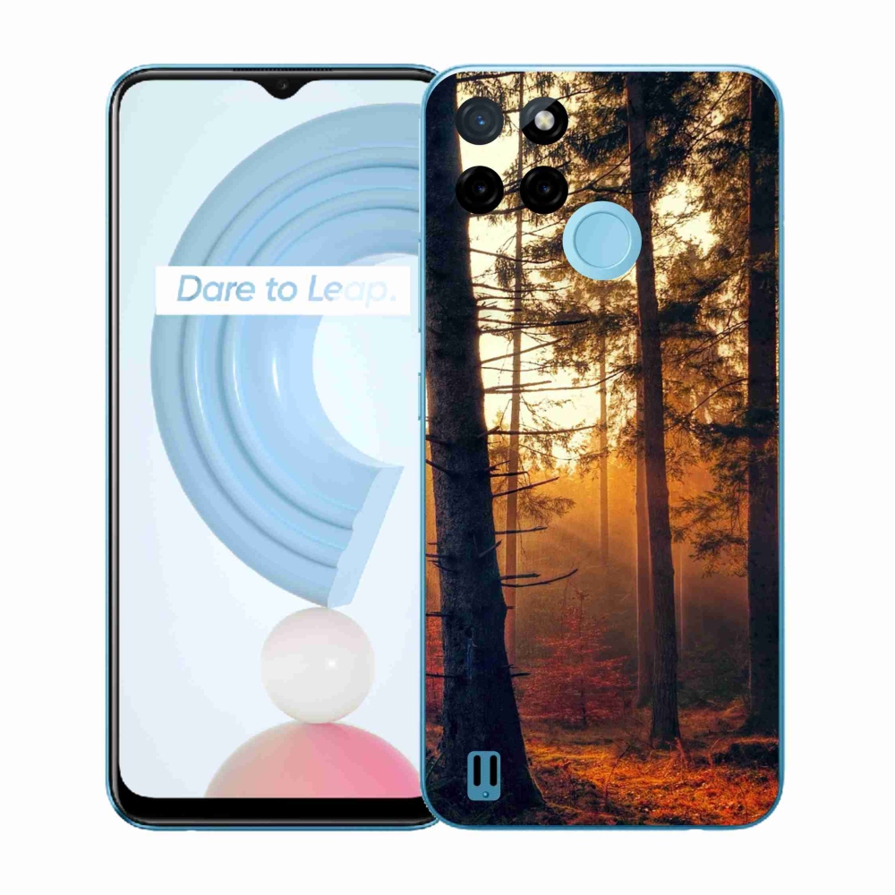 Zselés tok mmCase a Realme C21Y/C25Y készülékhez - erdő