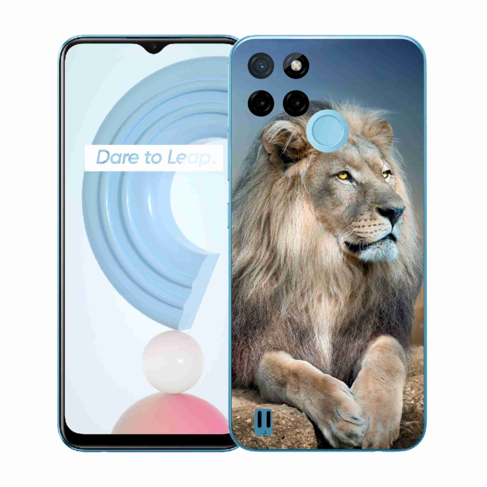Zselés borítás mmCase a Realme C21Y/C25Y készülékhez - Lion 1