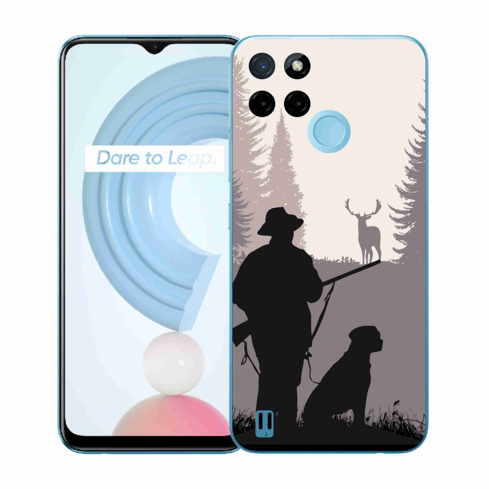 Gél védőhuzat mmCase for Realme C21Y/C25Y - vadászat 2
