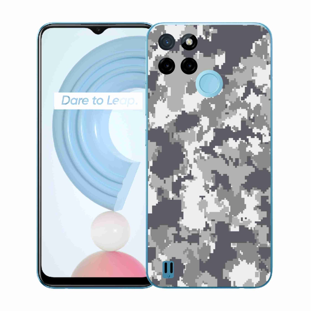Zselés borítás mmCase a Realme C21Y/C25Y készülékhez - terepszínű minta 2