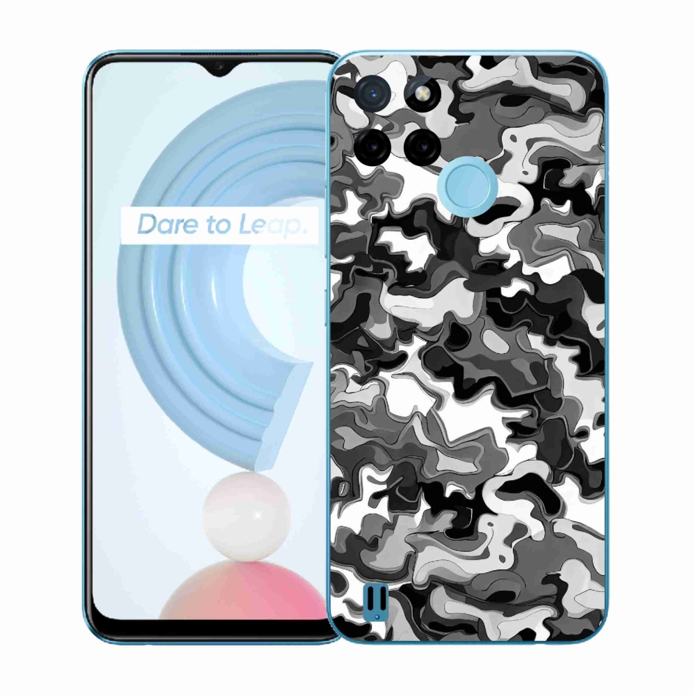 Gél borítás mmCase a Realme C21Y/C25Y készülékhez - terepszínű minta 3