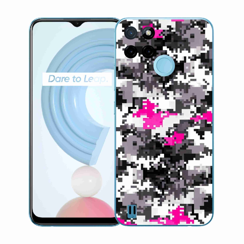 Zselés borítás mmCase a Realme C21Y/C25Y készülékhez - terepszínű minta 4