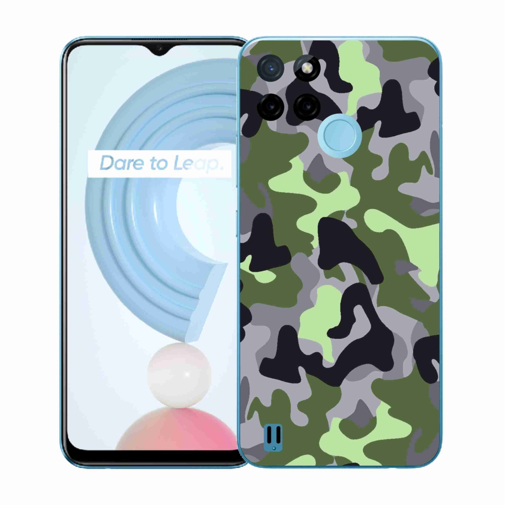Gél borítás mmCase a Realme C21Y/C25Y készülékhez - terepszínű minta 7