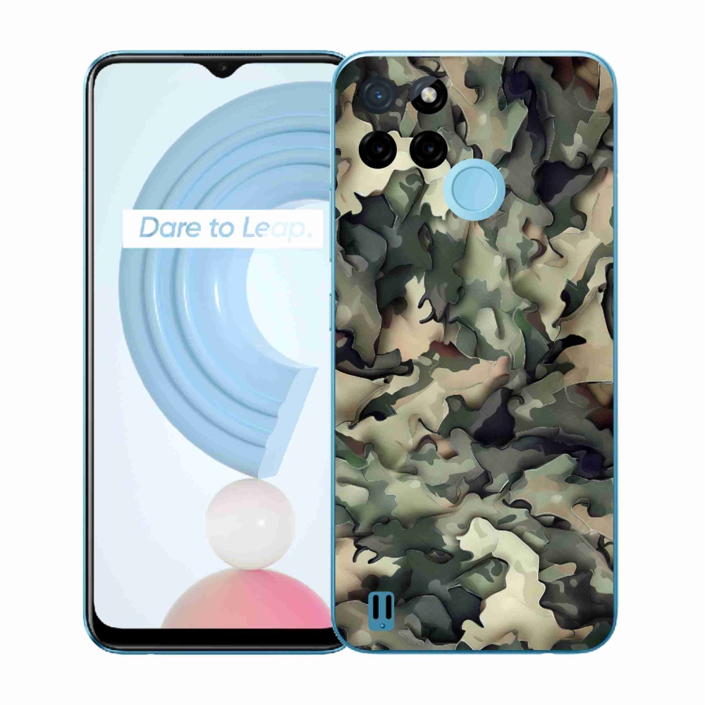 Gél borítás mmCase a Realme C21Y/C25Y készülékhez - terepszínű minta 9