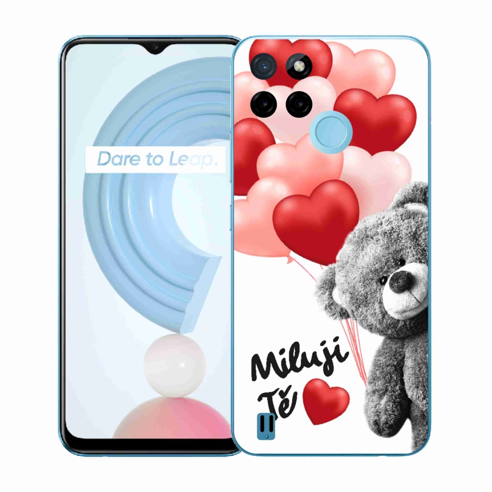 Gél borító mmCase a Realme C21Y/C25Y készülékhez - I love you