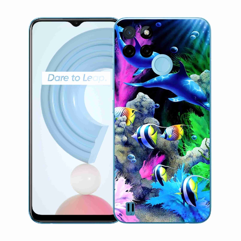 Zselés tok mmCase a Realme C21Y/C25Y készülékhez - Sea World