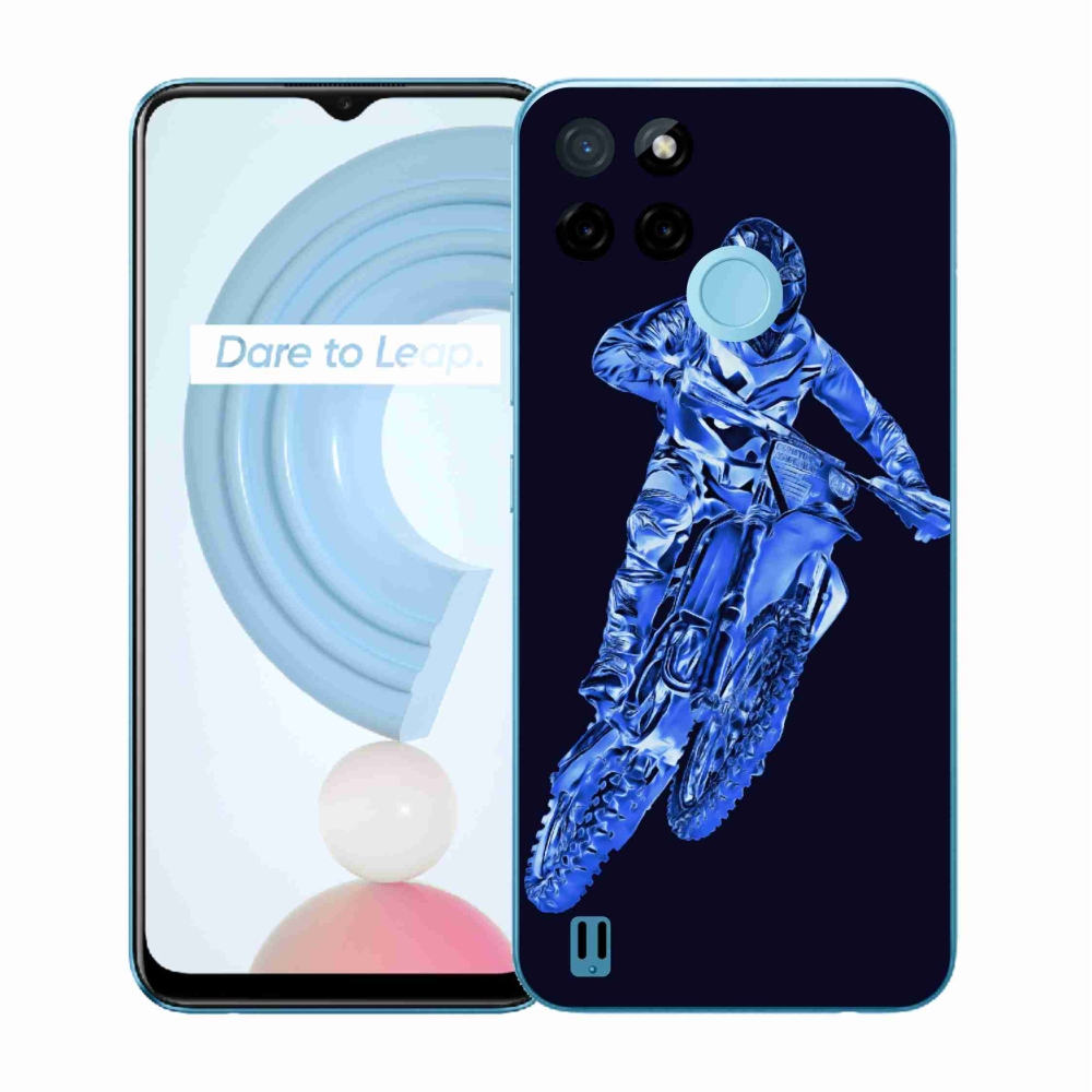 Zselés borítás mmCase a Realme C21Y/C25Y készülékhez - motocross 1