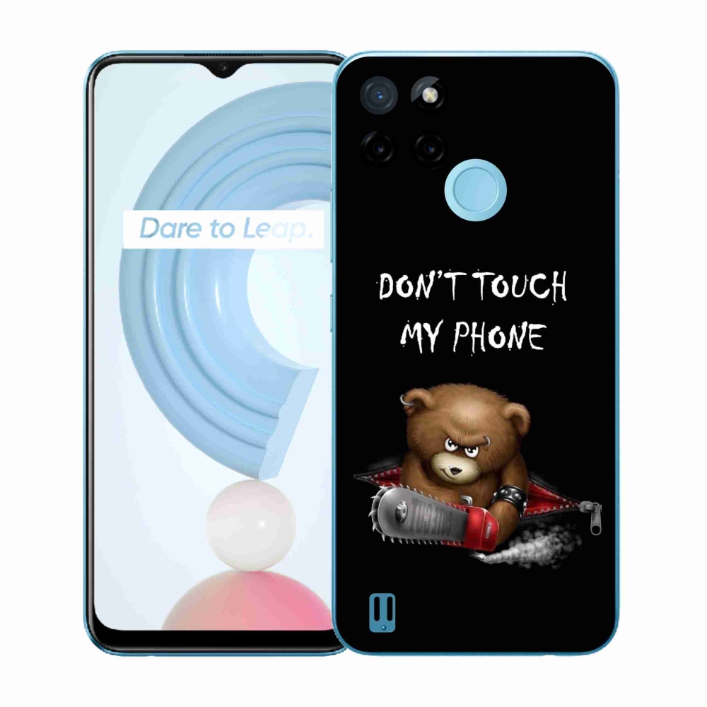 Zselés borítás mmCase a Realme C21Y/C25Y készülékhez - ne érintse meg a telefont