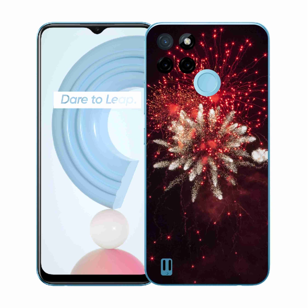 Zselés borítás mmCase a Realme C21Y/C25Y készülékhez - tűzijáték