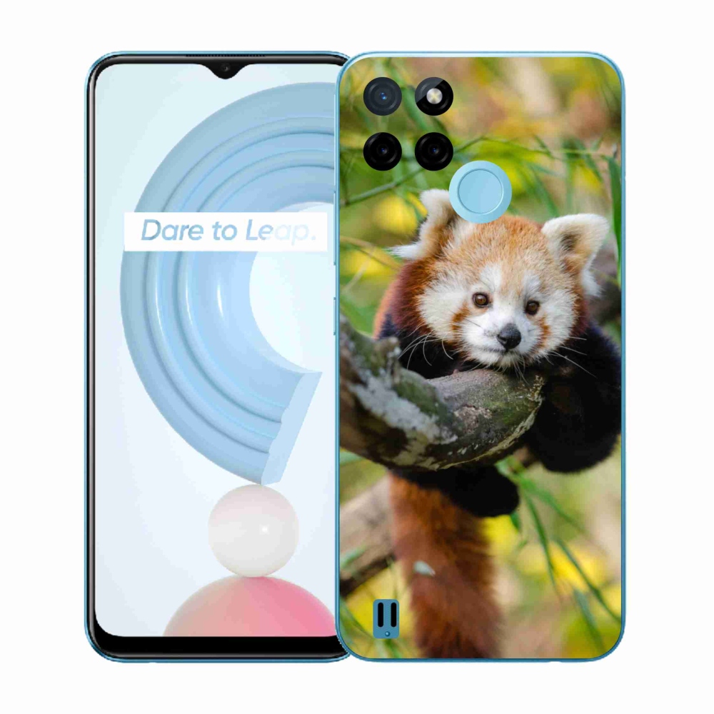 Zselés tok mmCase a Realme C21Y/C25Y készülékhez - pandavörös